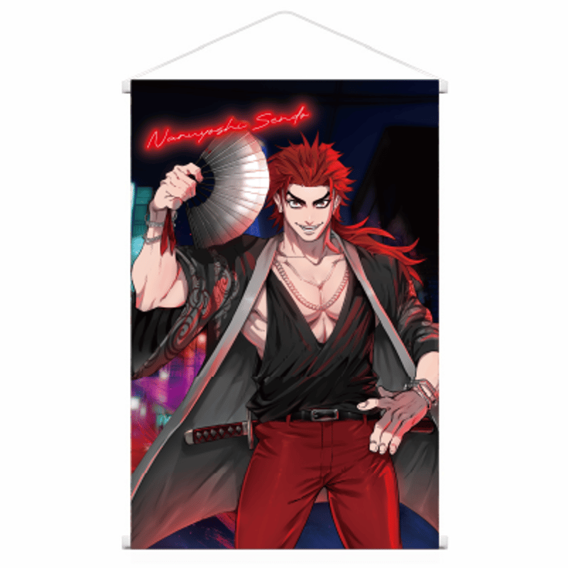 天王寺組】千堂成義 ネオンナイト B2タペストリー | ヒューマンバグ