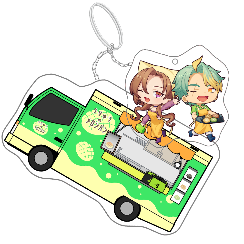 MIU404 まるごとメロンパン号ミニカー＆メロンパン号アクキー MIU404