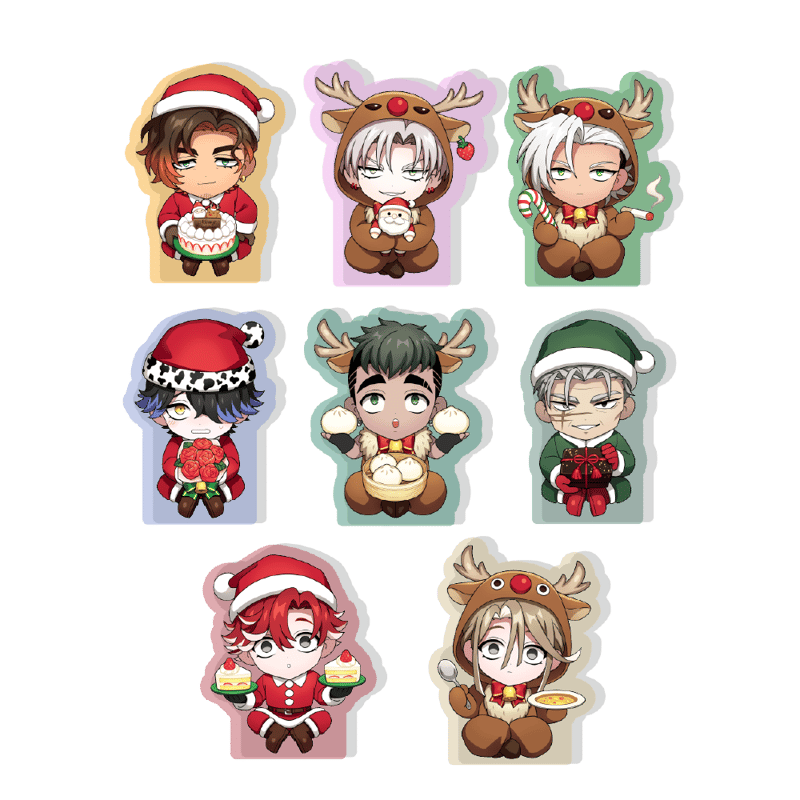 天城FIN】アクリルブロッククリスマスver.（神城組＆タコチュロ