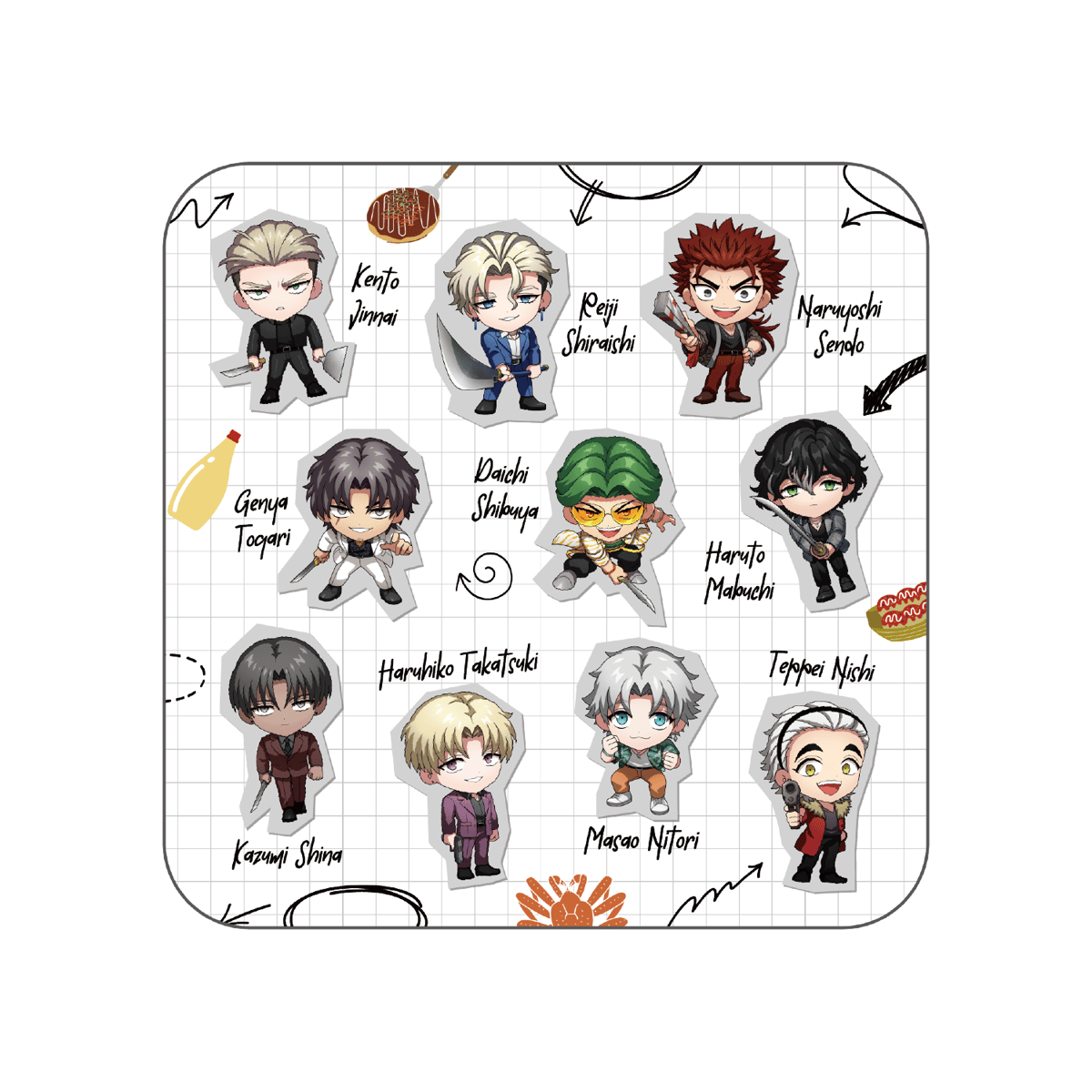 天王寺組】OSAKA in my heart ハンカチ | ヒューマンバグ大学公式