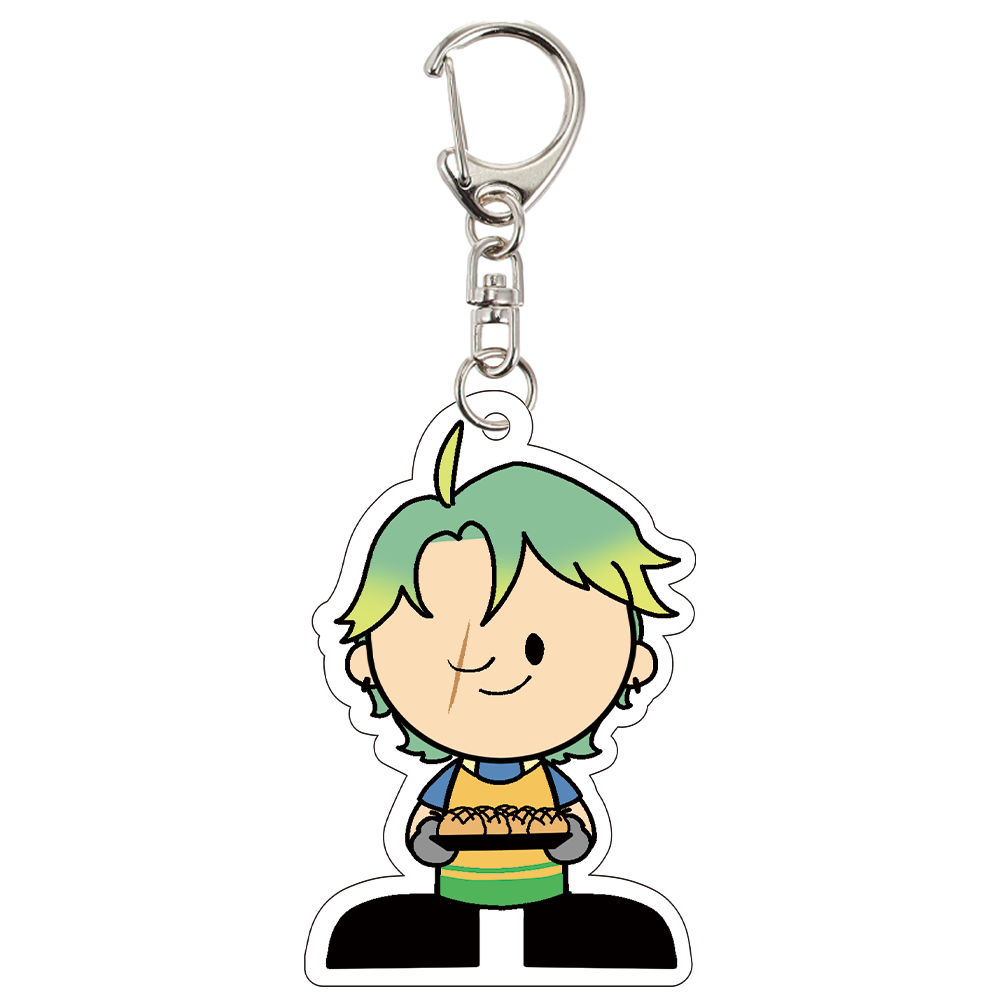瓜生龍臣＜メロンパン屋ver＞アクリルキーホルダー | ヒューマンバグ