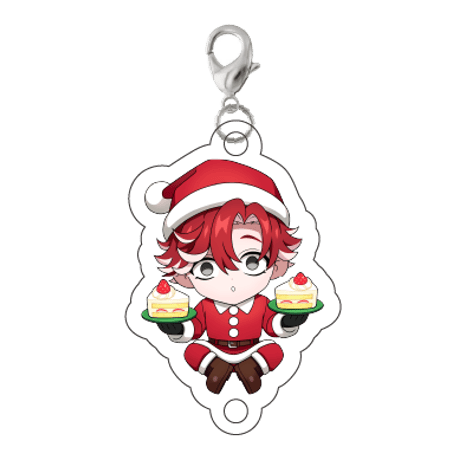 【天城FIN】クリスマスキーホルダータコ