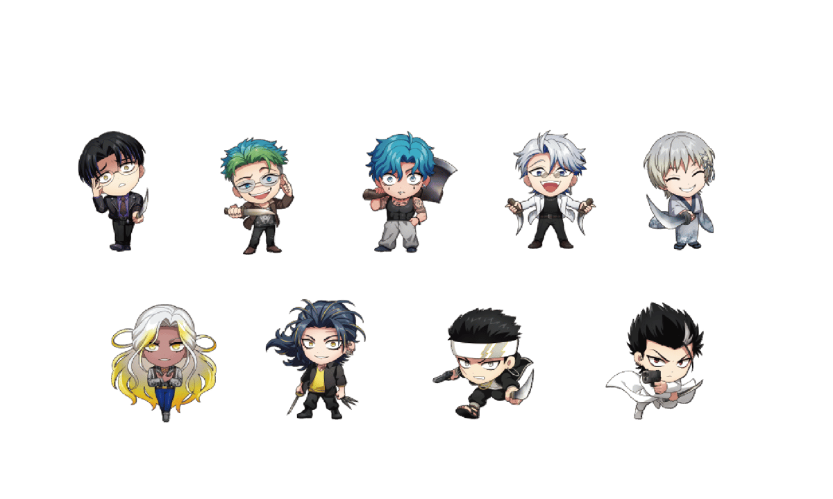 羅威刃・戒炎】トレーディングアクリルブロック2個セット