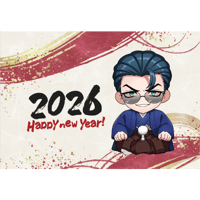 【天城FIN】年賀状カード矢部