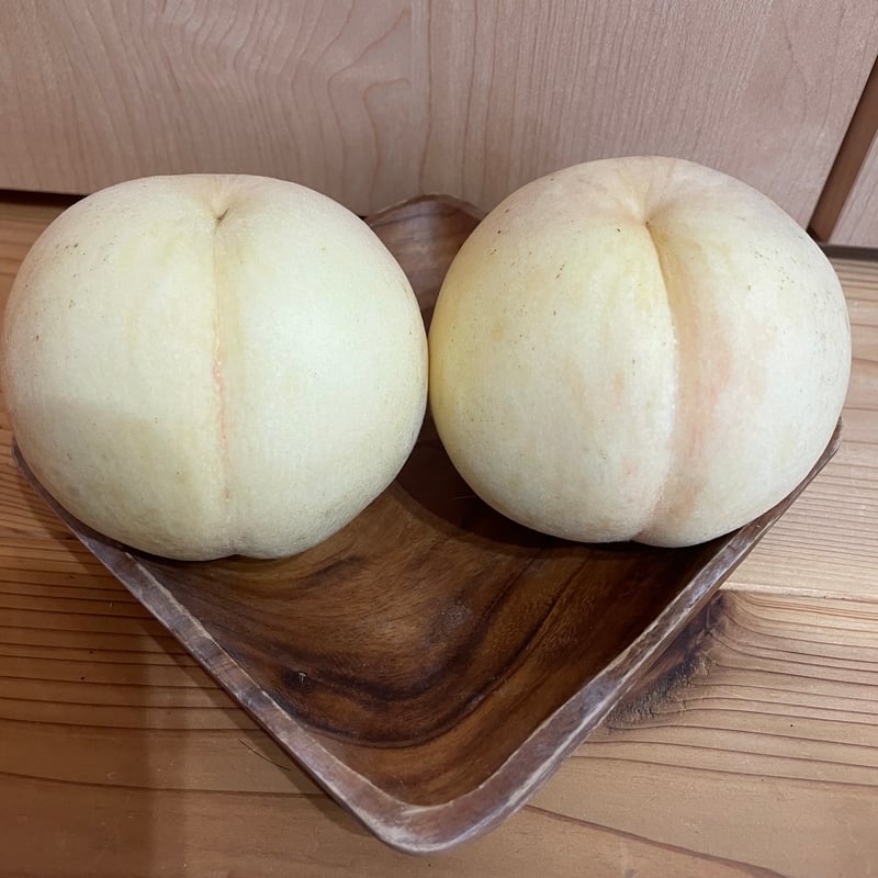 2025年・桃水】超希少品種！硬い果肉の岡山の白桃・ご家庭用訳あり（2