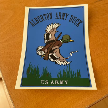 army duck ステッカー