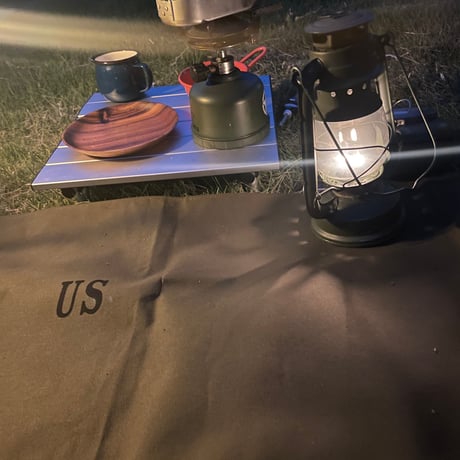 米軍帆布アーミーダックのソログランドシート