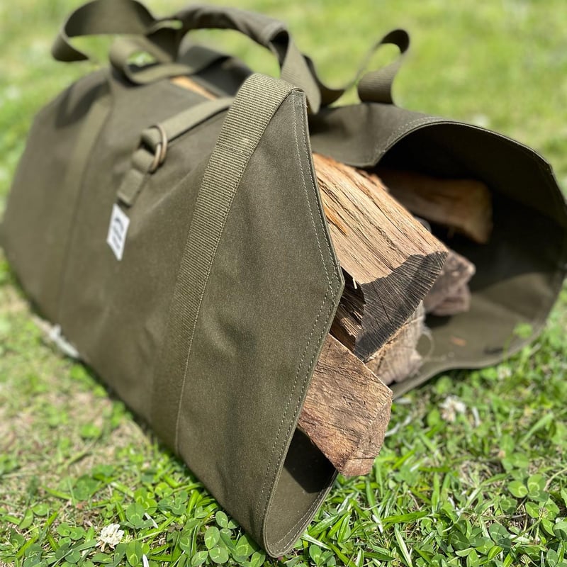 究極のstoragebag アーミーダック ｱﾙﾊﾞｰﾄﾝ 難燃ｱｰﾐｰﾀﾞｯｸの薪キャリーケース | ALBERTON OUTDOORS