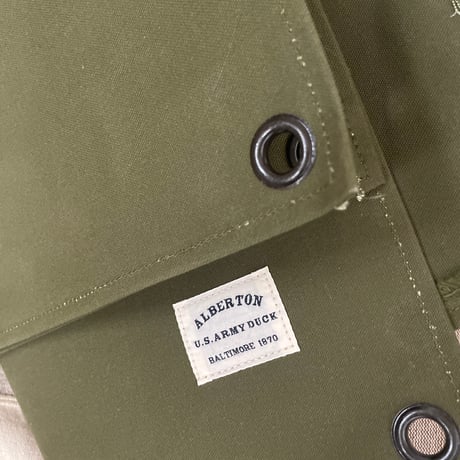 米軍帆布アーミーダックのソログランドシート