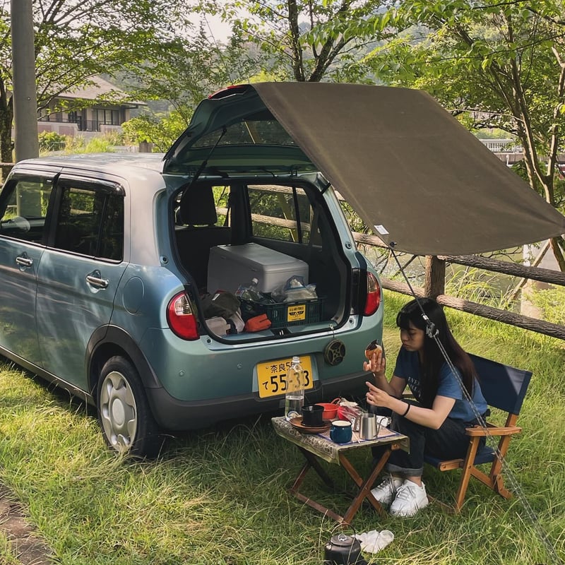 子どもとの思い出作りに】かんたんタープ(カフェベージュ) 他キャンプ  