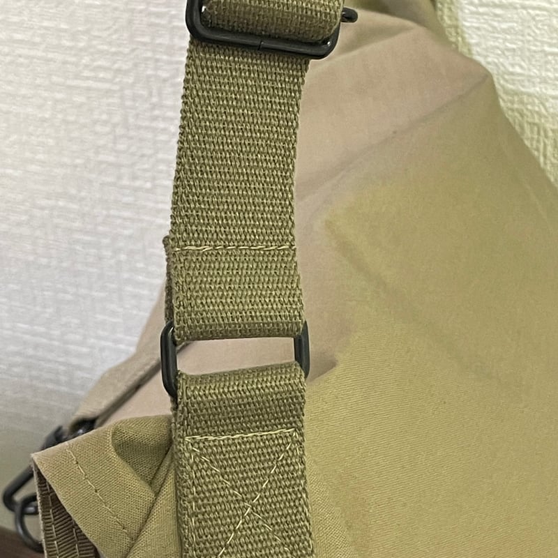 難燃・防水 テント生地で作ったARMY DUCK のミリかわショルダー