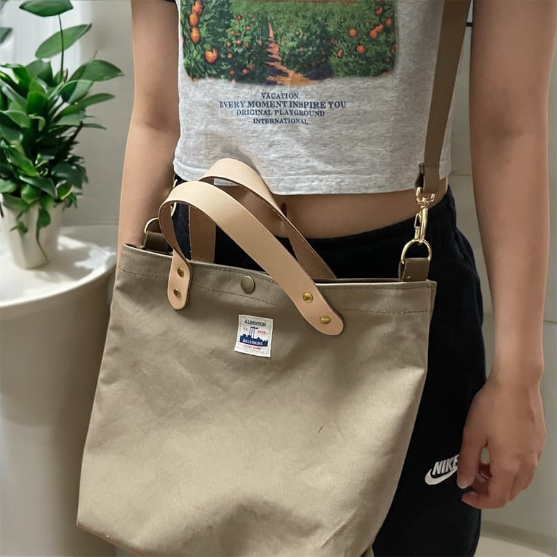 ALBERTON社の米軍帆布ARMY DUCKの便利なトートバック | ALBERTON OU