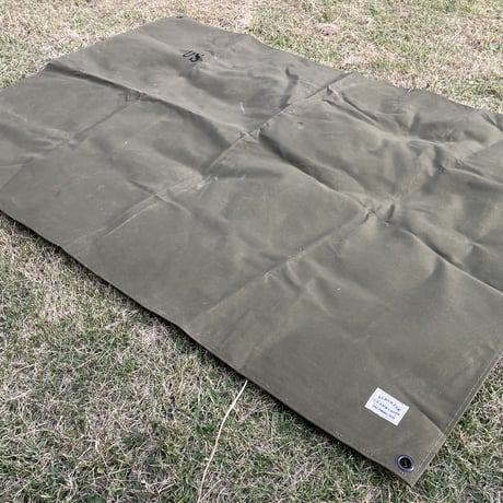 米軍帆布アーミーダックのソログランドシート