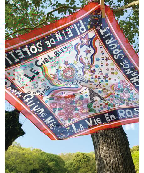 La vie en rose  45x45cm  Silk cotton