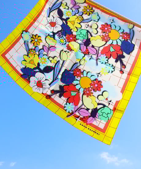 Nostalgic flower 45x45cm  Silk