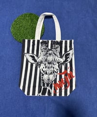 ペイントトートバッグ Mサイズ【キリン】