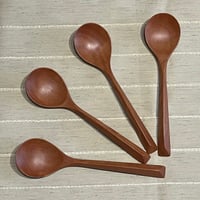ユーカリのカトラリー〉三角Lスープスプーン4本セット