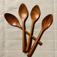 ユーカリのカトラリー〉三角Lスプーン　4本セット