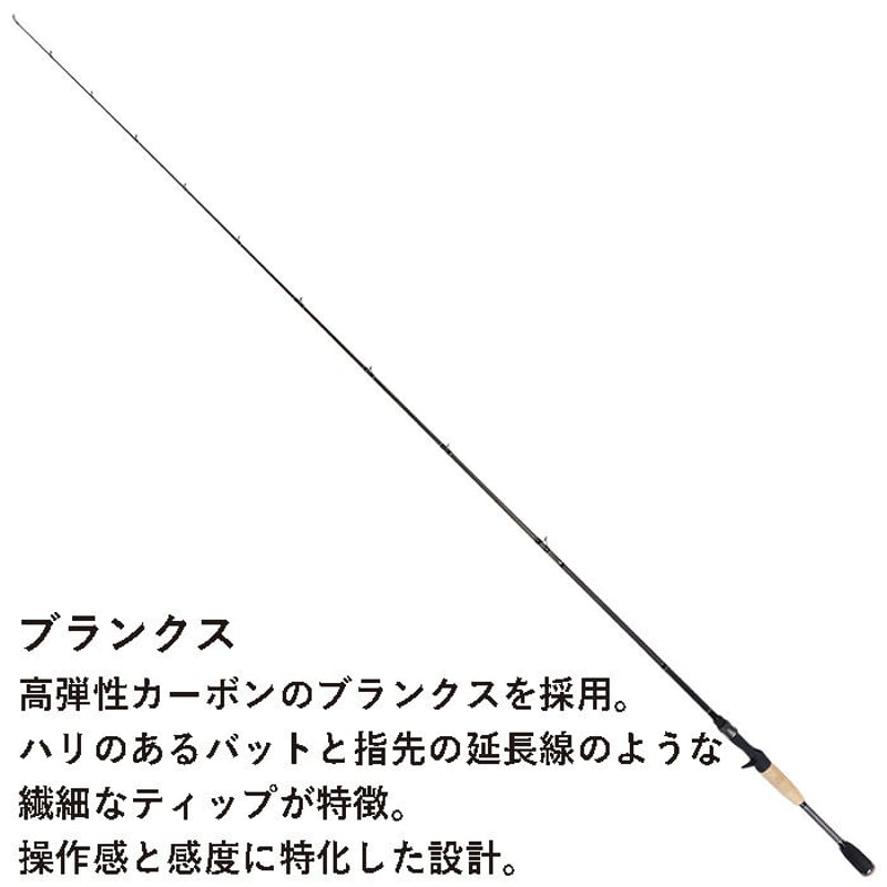 バスロッド BASILISK(バジリスク) TFL-690M+XF-ti 6ft9inch M