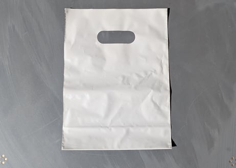 ロゴ入りビニール手提げSS