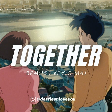 フリートラック『Together』 パラデータ＋商用利用権利＋WAVデータ