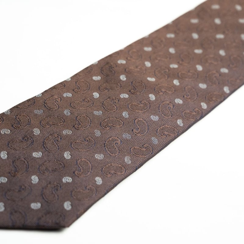 ROBERT FRASER / ロバート・フレイザー ブラウンペイズリーネクタイ