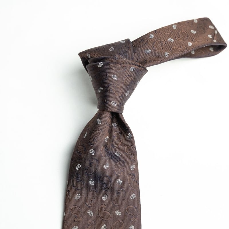 ROBERT FRASER / ロバート・フレイザー ブラウンペイズリーネクタイ