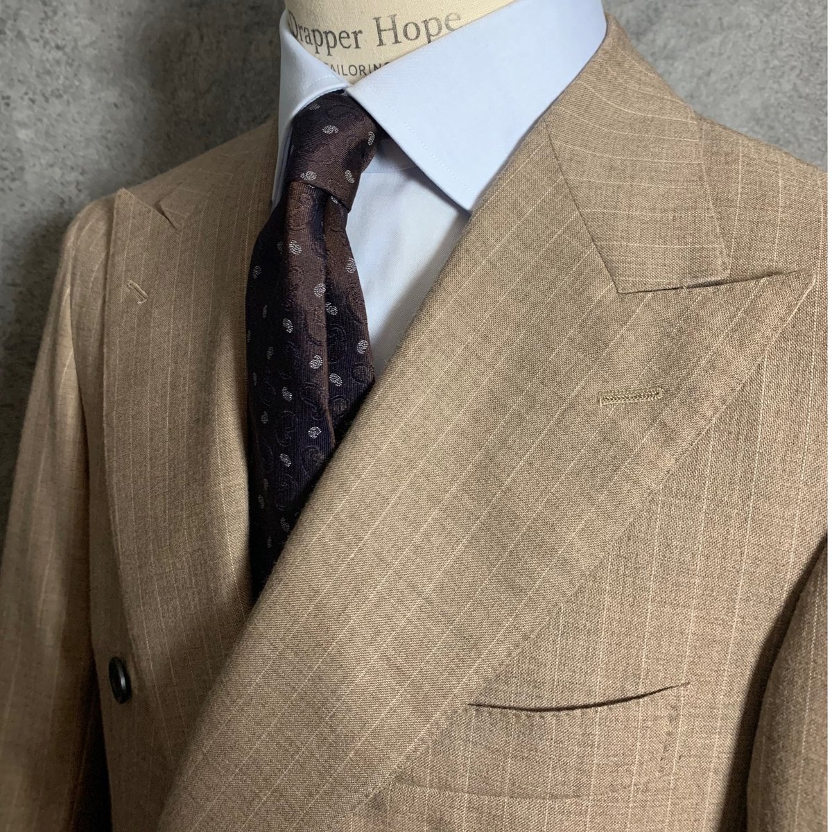 ROBERT FRASER / ロバート・フレイザー ブラウンペイズリーネクタイ