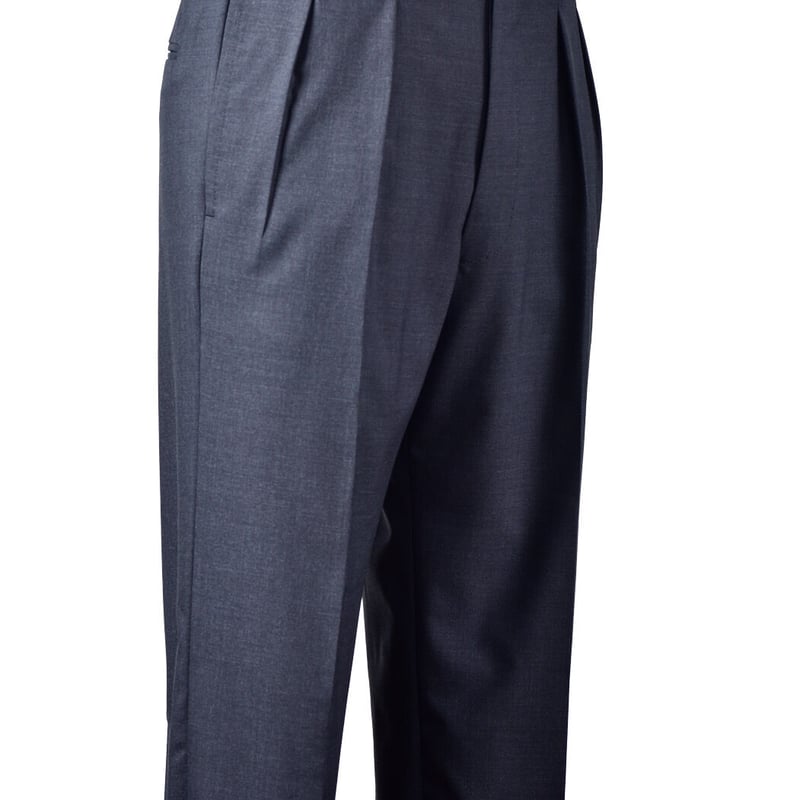 タグ付き未使用！DALCUORE TROUSERS 伊勢丹購入 ベルトレスパンツ タグ