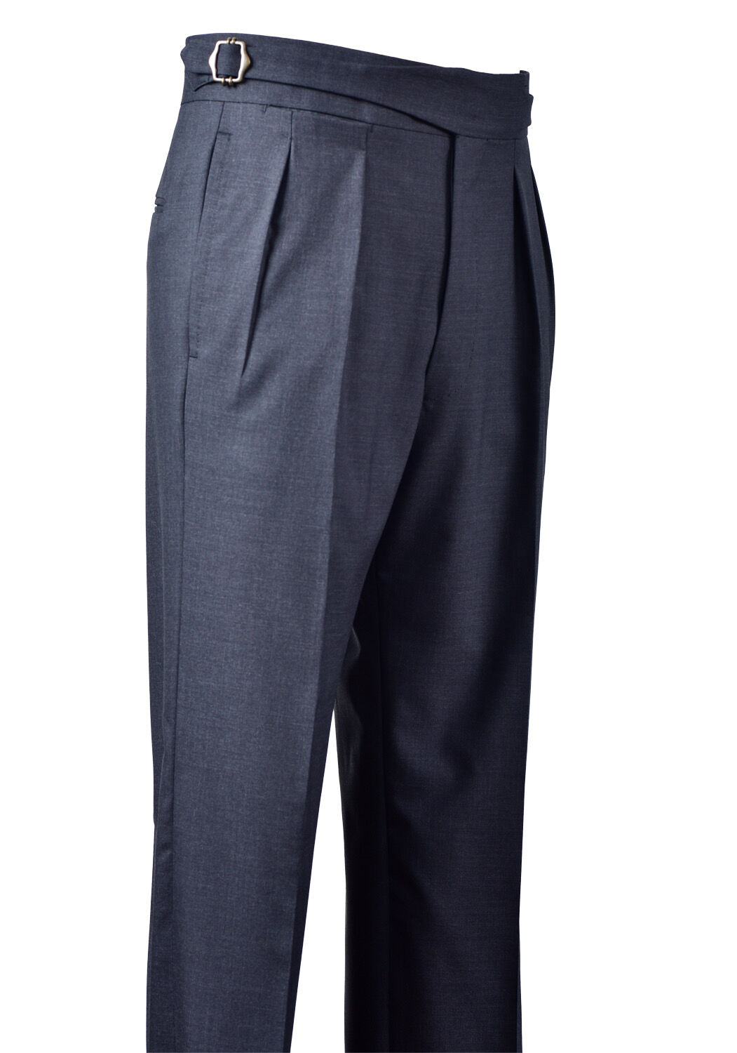 DALCUORE trousers グルカトラウザーズ チャコールグレー | Drapper