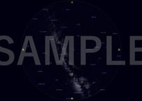 8月の星空（星座早見）