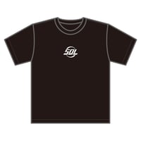 LOGO EMBROIDERED TEE／BLACK