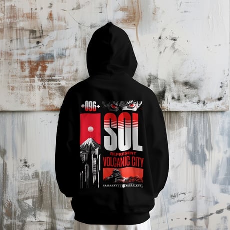 SS熊本 KUMAMOTO GRAPHIC HOODIE