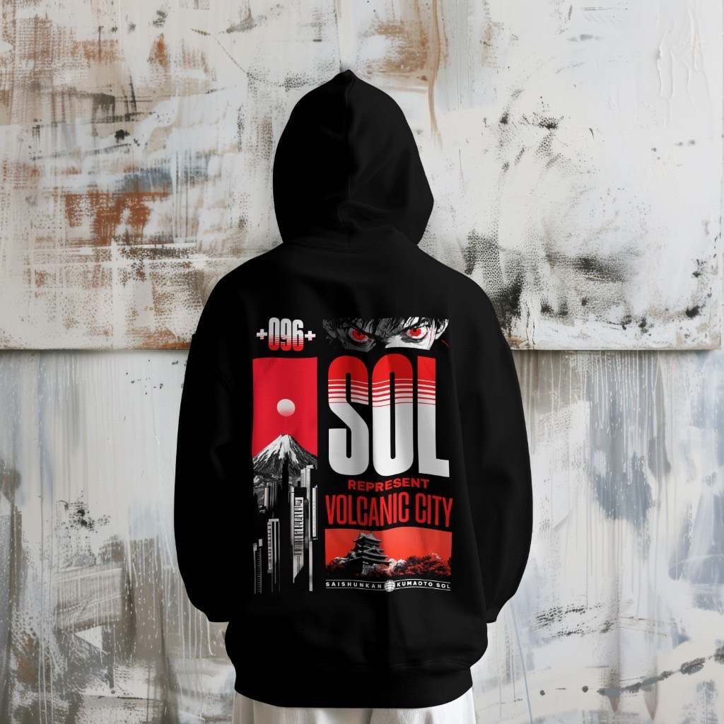 SS熊本 KUMAMOTO GRAPHIC HOODIE | Saishunkan Sol 熊