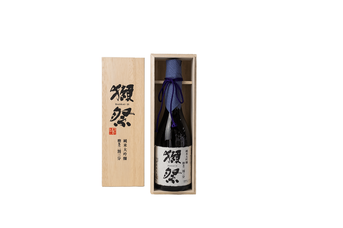 旭酒造　獺祭木箱付　磨き二割三分　純米大吟醸　日本酒　1800ml 楽天市場】獺祭 感謝 木箱入り 純米大吟醸23 磨き二割三分
