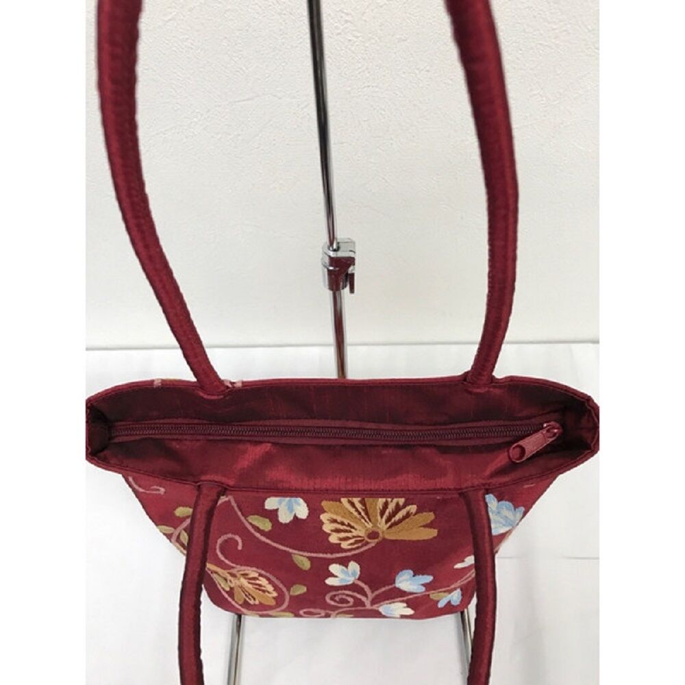 激レア　一点物　ベトナム雑貨　シルク　トートバッグ SALE 10%OFF】ベトナムバッグ シルク 刺繍バッグ レディーストート