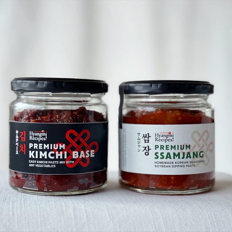 予約販売】【2個セット】キムチベース1個、サムジャン1個