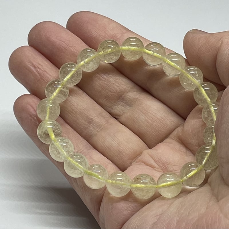 希少！リビアングラスのブレスレット一玉8.5mm 内径16cm | TIRORI