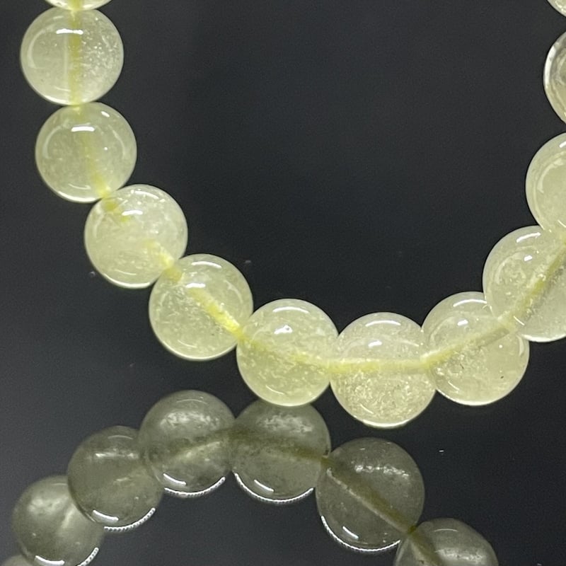 希少！リビアングラスのブレスレット一玉9.5mm 内径16.5cm | TIRORI