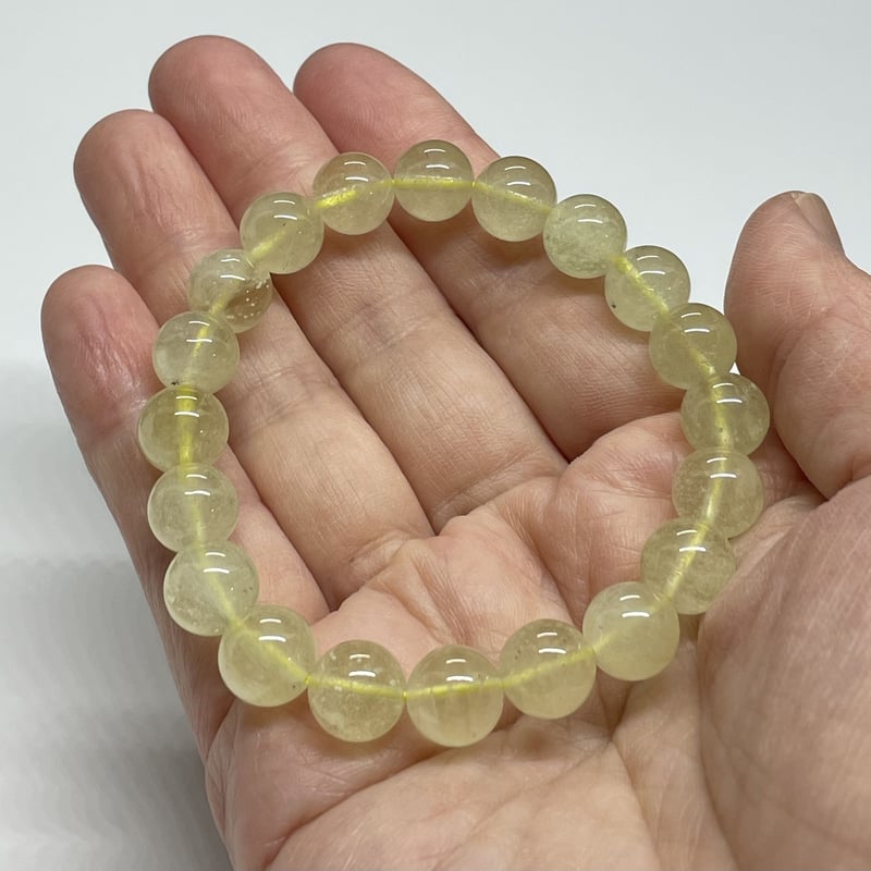 希少！リビアングラスのブレスレット一玉9.5mm 内径16.5cm | TIRORI