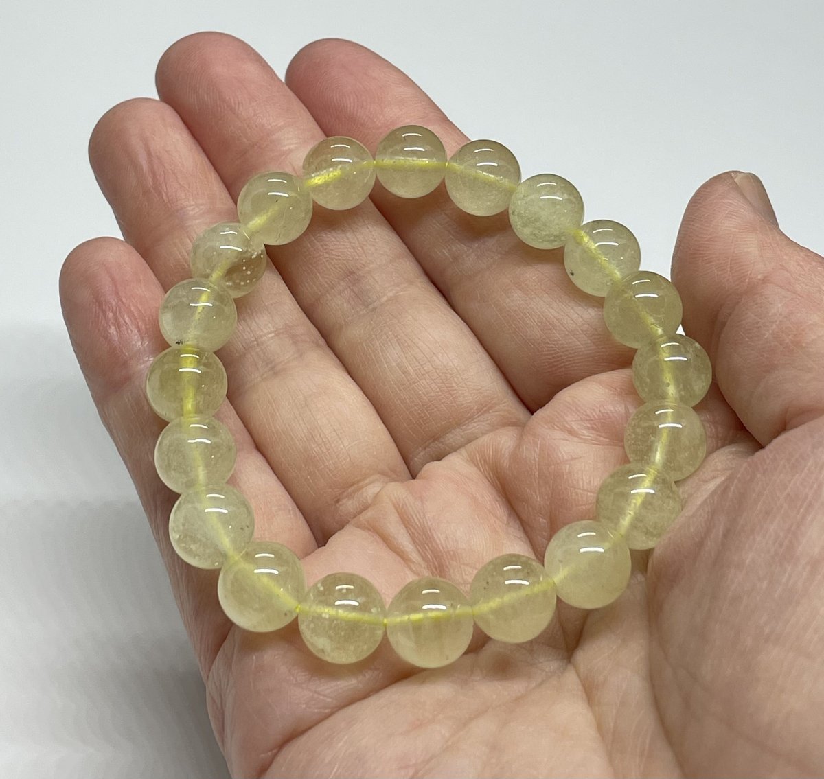 希少！リビアングラスのブレスレット一玉9.5mm 内径16.5cm | TIRORI