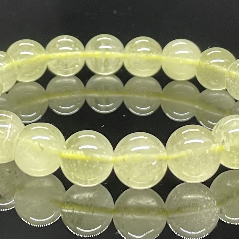 希少！リビアングラスのブレスレット一玉9.5mm 内径16.5cm | TIRORI