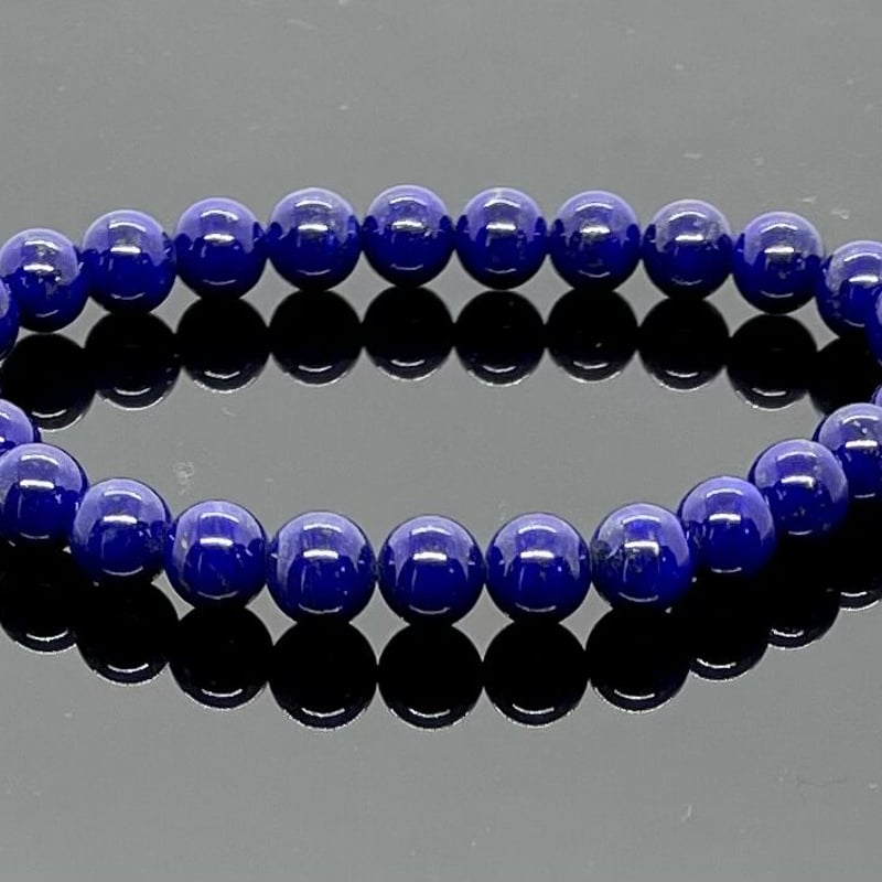 最高級！ラピスラズリのブレスレット 約6.5〜7.0mm 内径約15.5cm | TIRORI