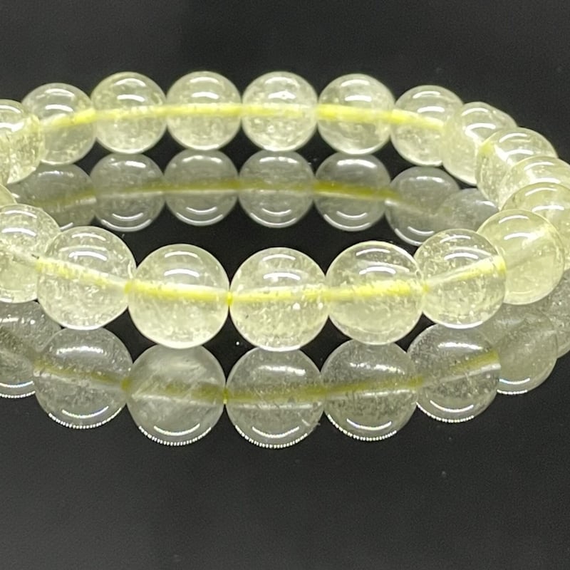 希少！リビアングラスのブレスレット一玉8.5mm 内径16cm | TIRORI