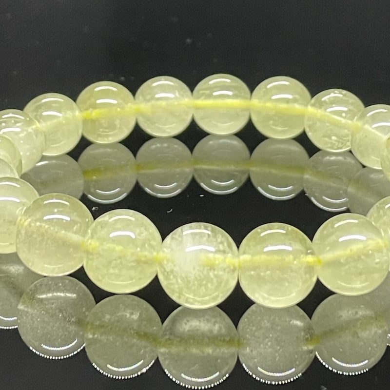 希少！リビアングラスのブレスレット一玉9.5mm 内径16.5cm | TIRORI