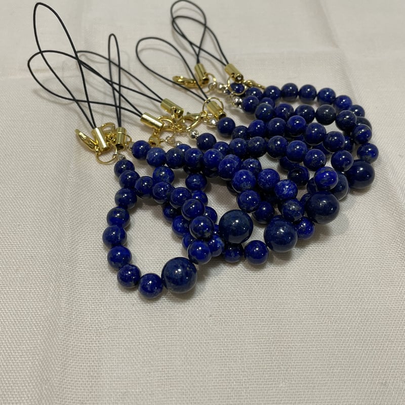 ラピスラズリのお守りストラップ | TIRORI