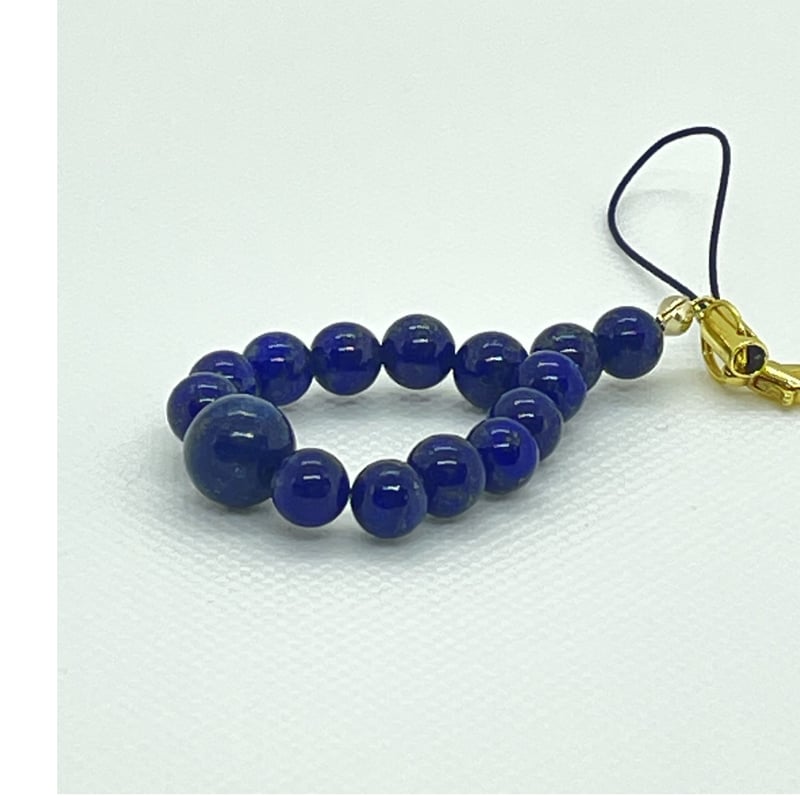 ラピスラズリのお守りストラップ | TIRORI