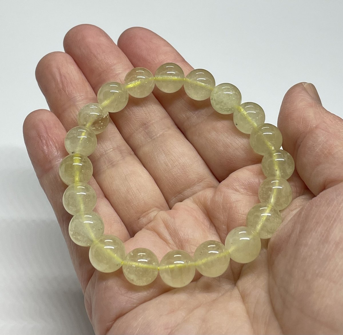 希少！リビアングラスのブレスレット一玉9.5mm 内径16.5cm | TIRORI