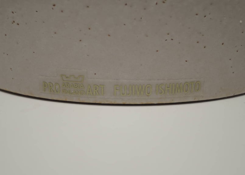 Fujiwo Ishimoto 石本藤雄 花器 フラワーベース Rumpu ARABIA F Fujiwo Ishimoto 石本藤雄 花器 フラワーベース Rumpu ARABIA F