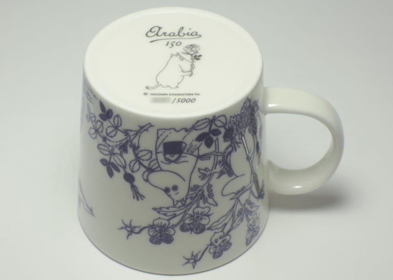 アラビア ムーミン マグ プラチナ ARABIA - アラビア ムーミン マグ  